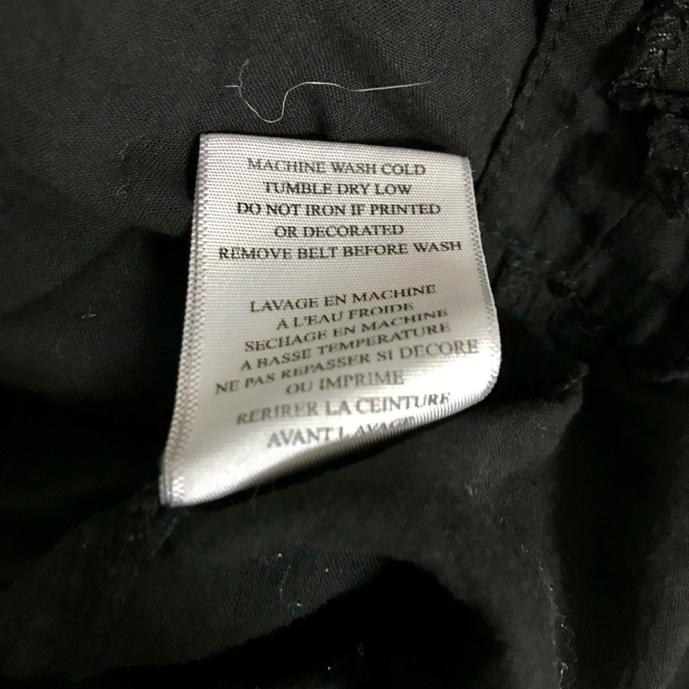 Joie Black Button Down Tunic Small - image 8